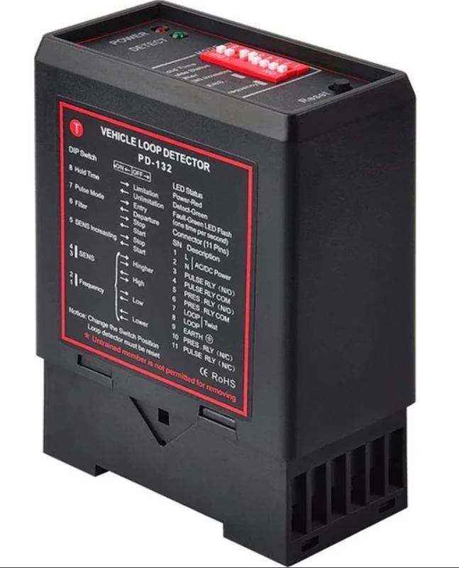 Kablolu Manyetik Araç Algılama Loop Dedektörü (12-24V AC/DC)