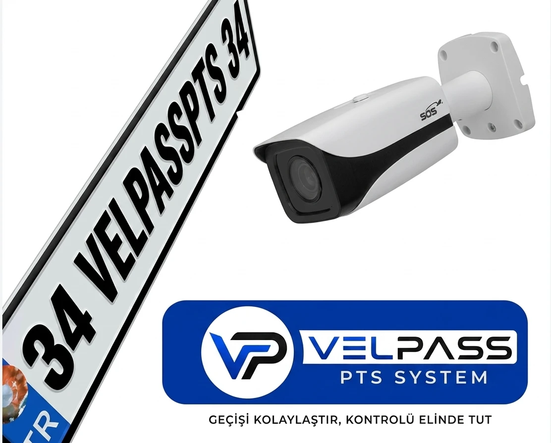 Velpass Plaka Tanıma Sistemi Lisanslı Kit (1 – 5 Kamera Desteği)